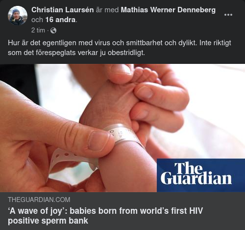 Bäbisar & HIV-Sperma