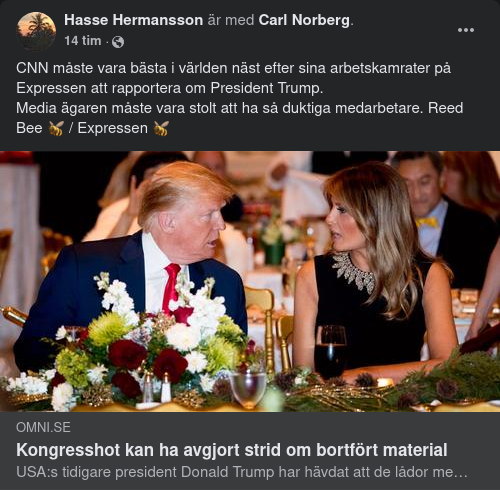 Bortfört Presidentmaterial