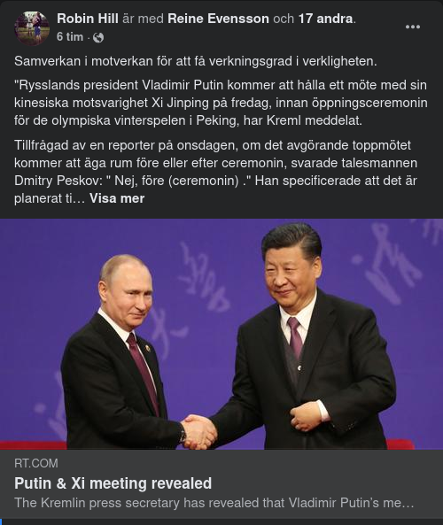 Putin & Xi Möts