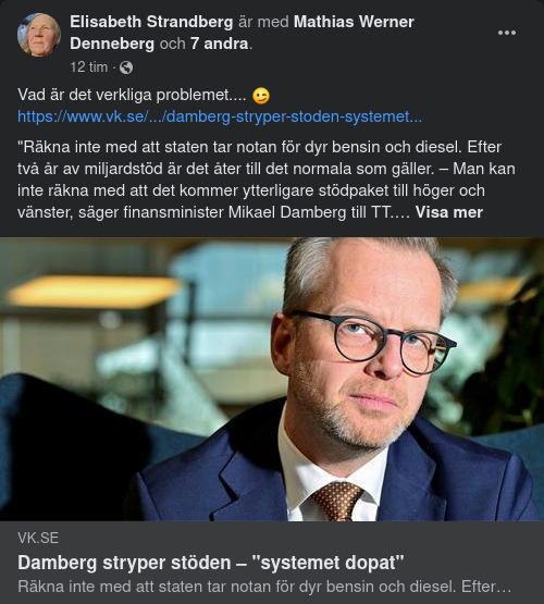 Stödstrypande Damberg