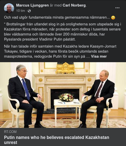 Putin & Internationella Gäng I Kazakhstan