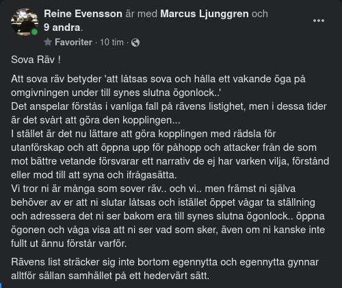 Rädda Rävsovare