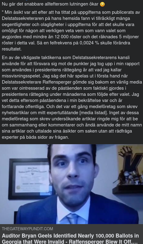 Georgia & Ogiltiga Röstsedlar