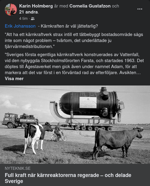 Svensk Kärnkraftshistoria