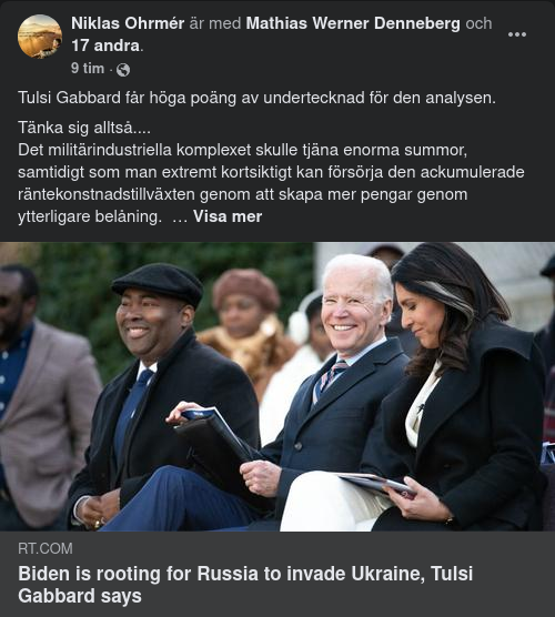 Tulsi Analyserar Krigsviljan