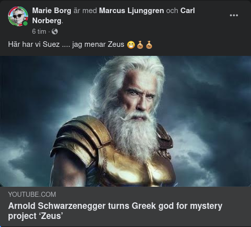 Zeus & Schwarzenegger