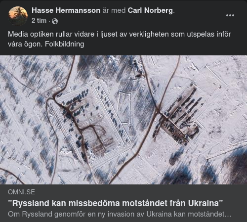 Experter I Agenda Om Möjligt Missbedömande Putin