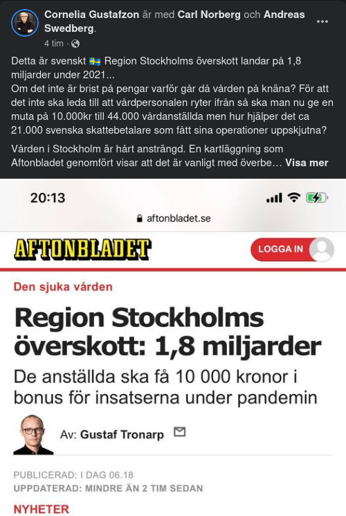 Vinstgivande Region Delar Ut Bonus