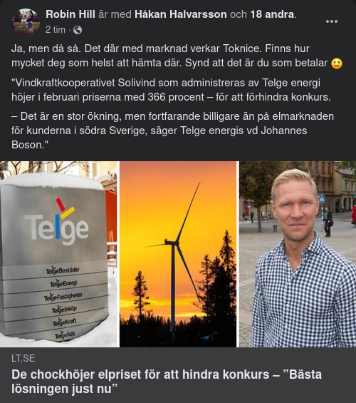 Elprishöjare Med 366%