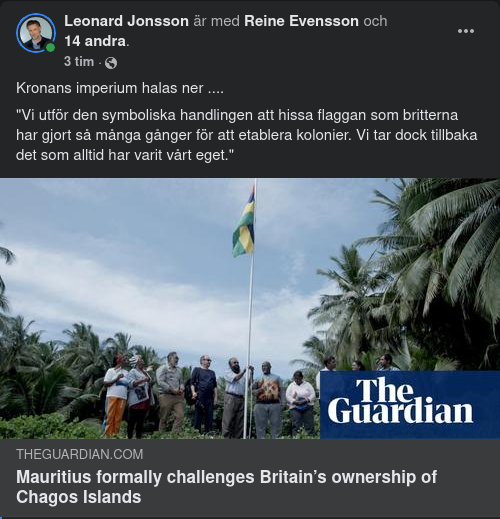 Kolonial Flagghalning