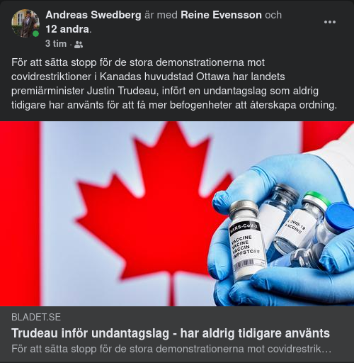 Trudelutten Inför Tidigare Oanvänd Undantagslag