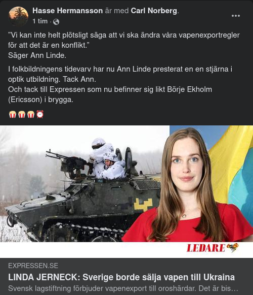 Expressen Vill Sälja Vapen