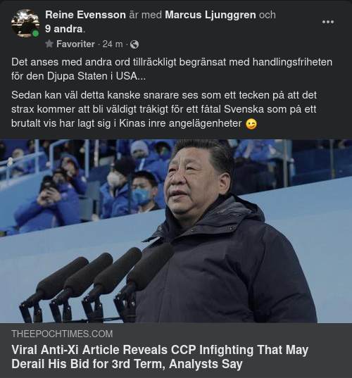 Xi-Kritik I Kina