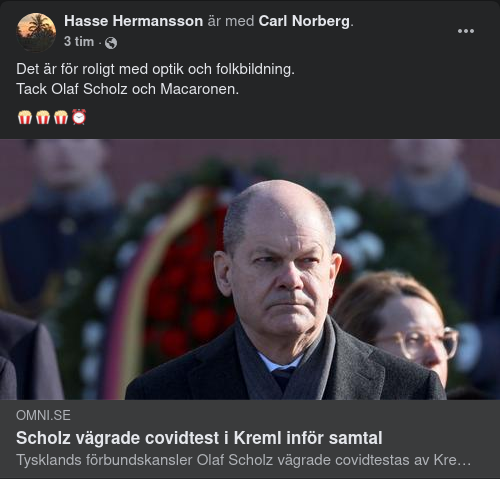 Kremlcovidiotitestsvägrande Scholz