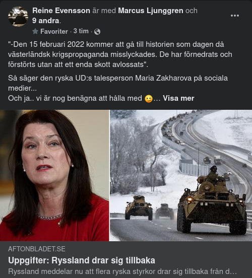 Misslyckad Krigspropaganda