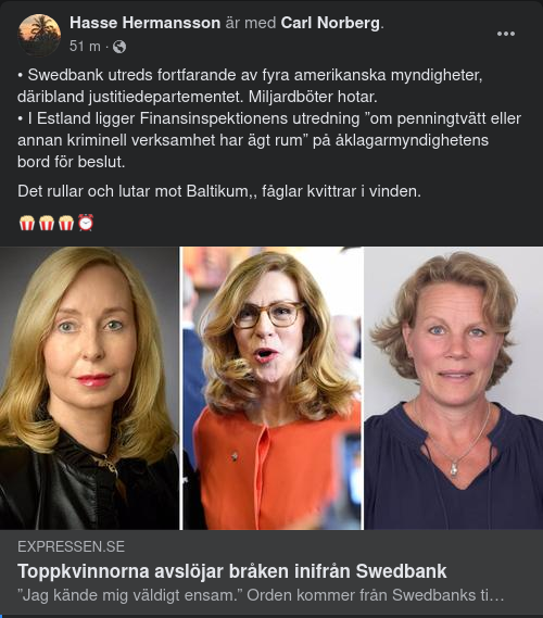 Bråkande Swedbank-Toppar