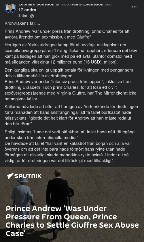 Kungligt Pressad Andrew