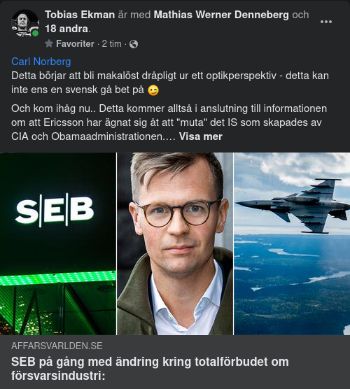 SEB & Försvarsindustrin