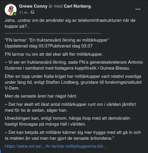 Global Militärkuppsökning