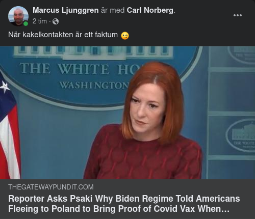 Kakelkontaktande Psaki
