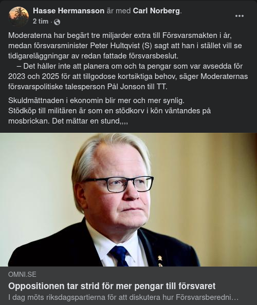 Skuldmättad Ekonomi & Militär