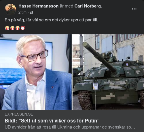 Bildt Till Ukraina