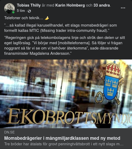 Regeringen Gick På Telekombolagens Linje...