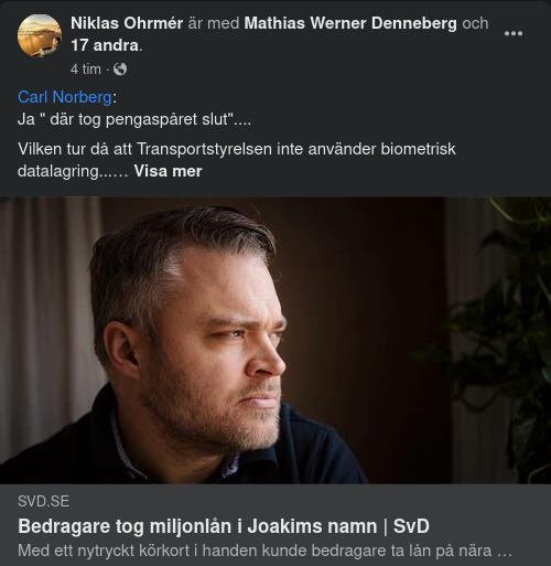 Bedräglig Informationshantering