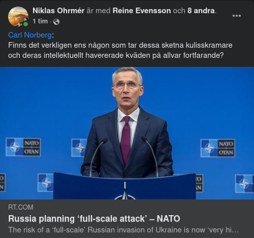 Stollenberg Kväder På Om Ryska Anfallsplaner