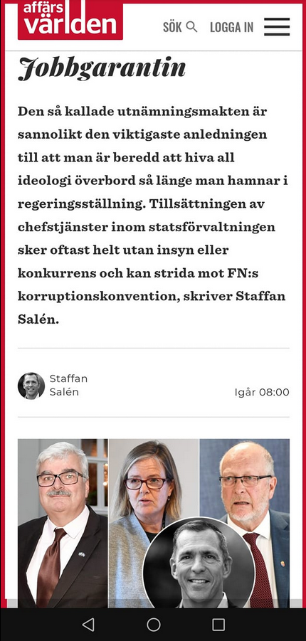 Svart Bälte I Statsadministration