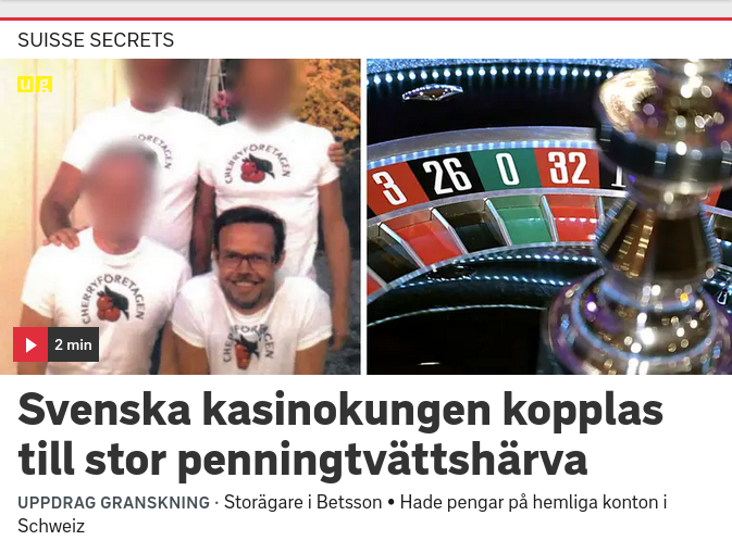 Svensk Belysning I Utbredda Penningtvättshärvor