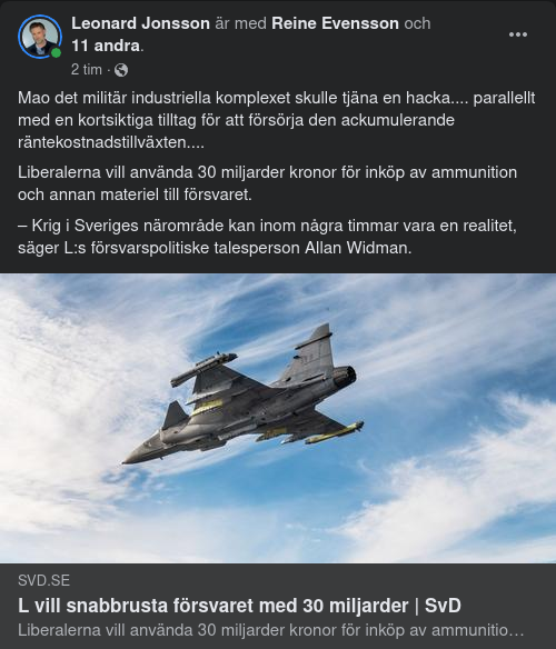 Militär Finansieringsvilja Från L