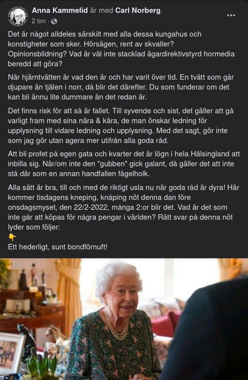 Virtuellt Inställande Drottning