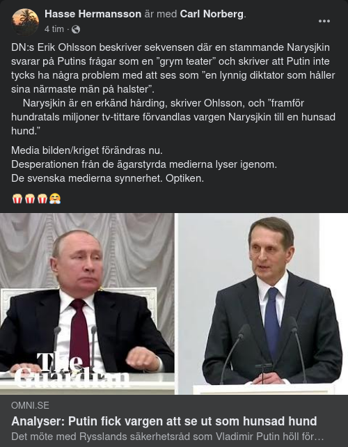 Analyserat Skrämmande & Lynnig Putin