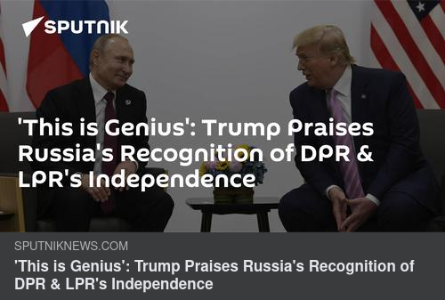 Trump: Genialt Av Putin