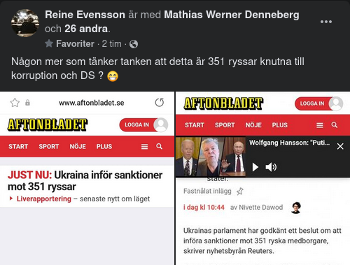 351 Ukrainskt Sanktionerade Ryssar