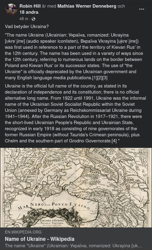 Ukraina Sedan Gammalt