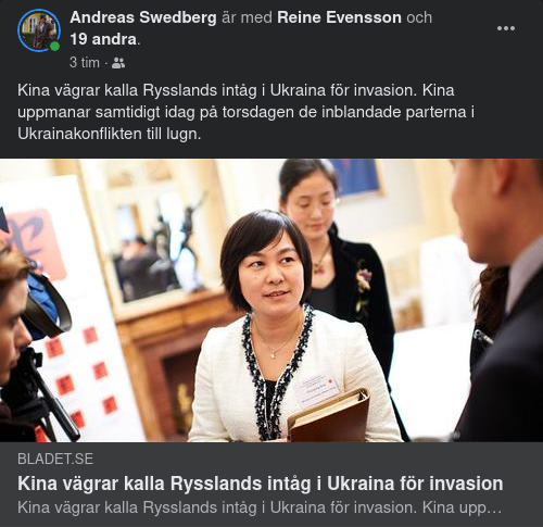 Invasionsvägrande Kina