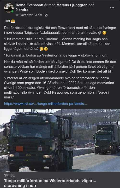 Nordlig Svensk Militärövning