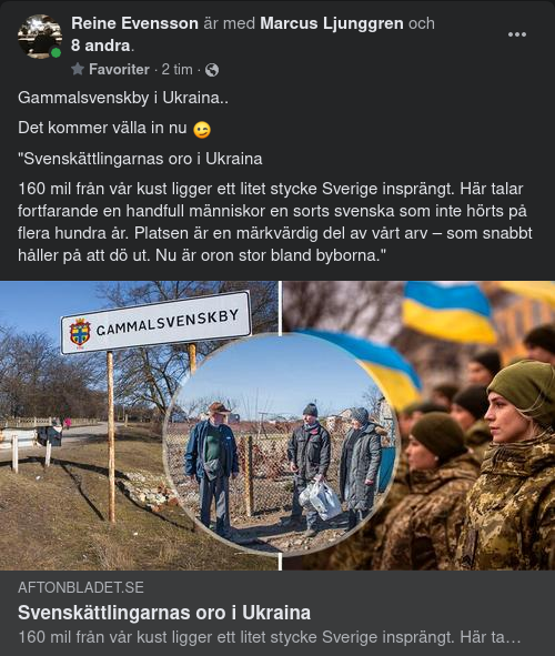 Oroligt I Gammalsvenskby
