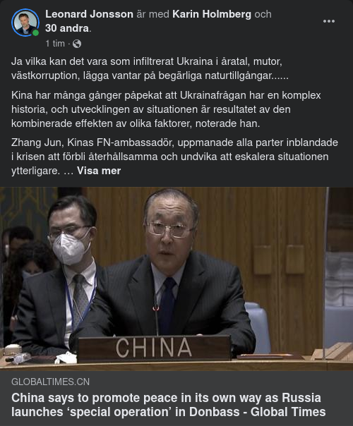 Återhållsamhetsförmanande Kina