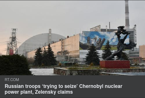 Attackerat Tjernobyl & Underrättad Svensk Statsminister