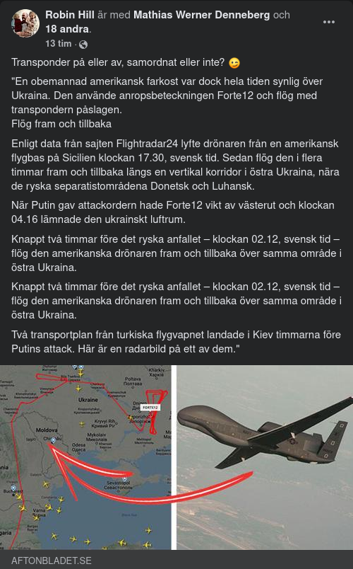 Transponderaktivitet I Ukraina