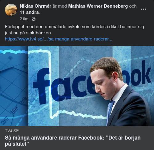 Användare Raderar FB