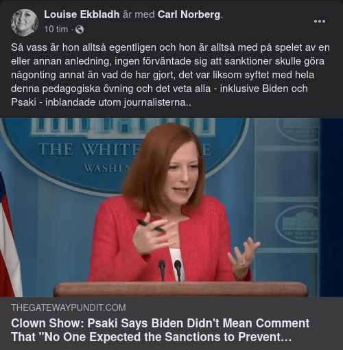 Sanktionskonsekvensförväntningar