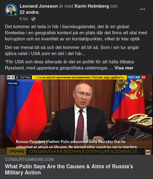 Påminnande Putin