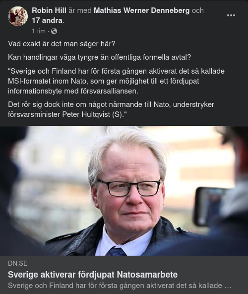 Fördjupat NATO-Samarbete Utan Närmande