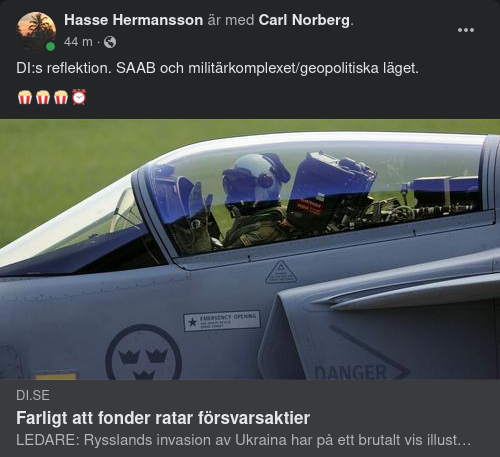 Farligt Fondratande I DI