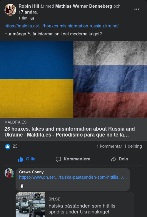 Falskinformation Om Ukrainasituationen