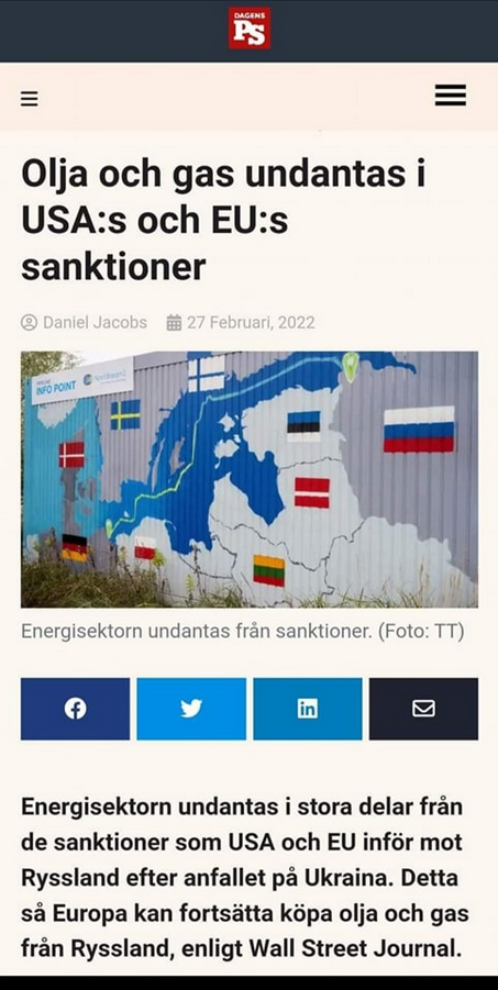 Undantagen Energisektor